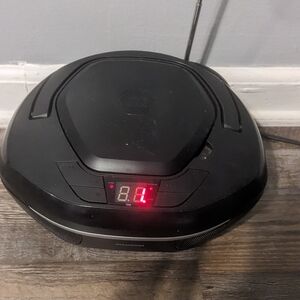 Sylvania Portable Bluetooth CD Player Boombox AM/FM Radio SRCD202DG Tested Works